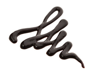 Obraz premium Chocolate syrup drip