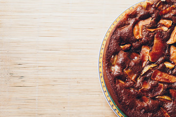 chocolate apple cake