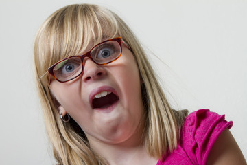 shocked expression