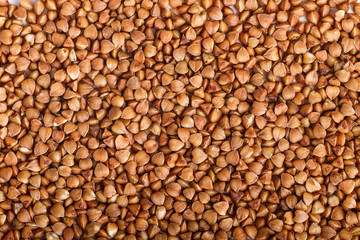 Texture of buckwheat.
