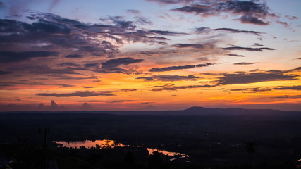 Fototapeta premium The sky in Twilight time