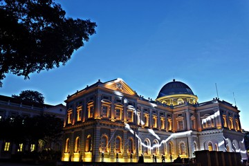 National Museum Singapore, British Colonial City by Night Singapore
