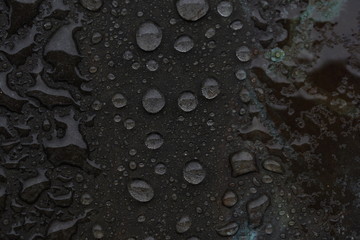 different types of water drops