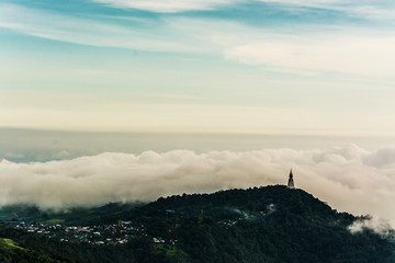 Morning Mist with Mountain ,sea of mis © meen_na