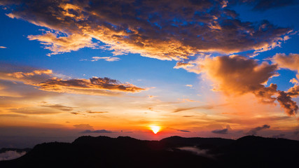 Fototapeta premium sky with Cloud in Twilight time