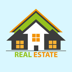 Vector abstract, real estate or property symbol