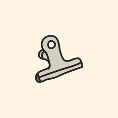 Vector of stationery doodle style