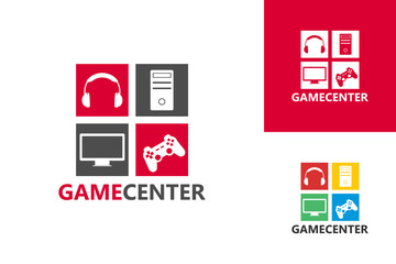 Game Center Logo Template Design