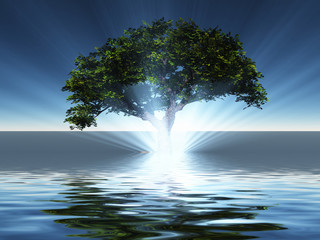 Green tree