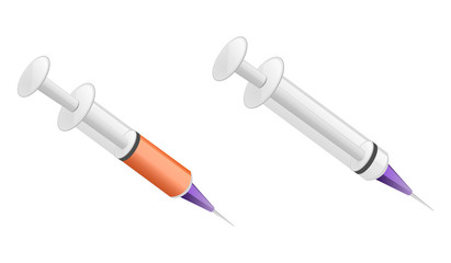 Syringe Icon isolated on white background