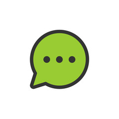 Communication Filled - Messenger Icon