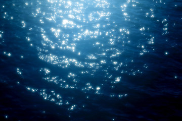 Photo background blue water