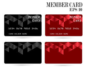member card, business VIP card, design for privilege member,vector