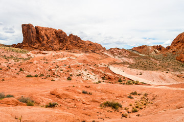 amazing sandstone shapes at valley of fire national park, nevada
