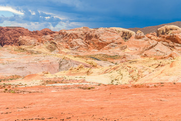 amazing sandstone shapes at valley of fire national park, nevada