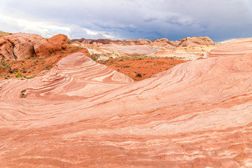 amazing sandstone shapes at valley of fire national park, nevada
