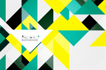 Triangle pattern design background