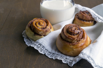 Swedish cinnamon buns kanelbulle.