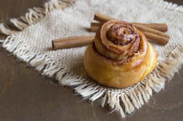 Swedish cinnamon buns kanelbulle.