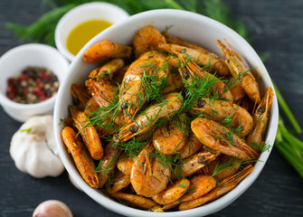 shrimps cooked with spices