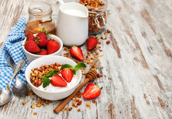 Homemade baked granola