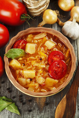 Vegetarian cabbage soup