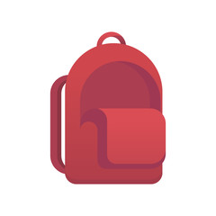 School bag vector illustration