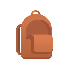 School bag vector illustration