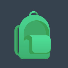 School bag vector illustration