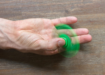 Image of Fidget finger spinner stress toy