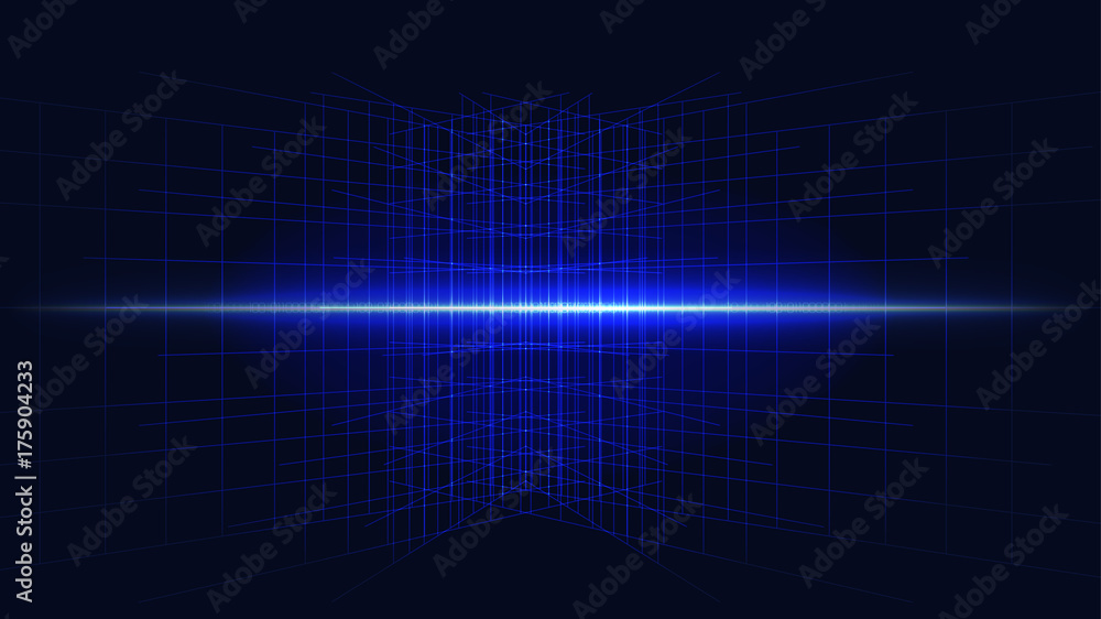 Poster blue complex major cyber computer technology abstract background