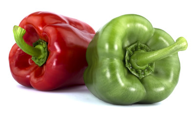 Bulgarian pepper isolated on white background