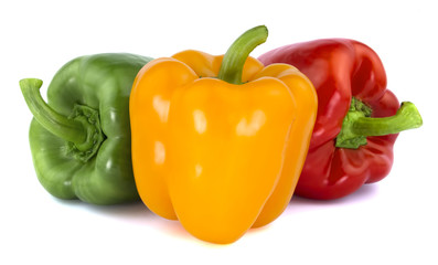 Bulgarian pepper isolated on white background