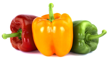 Bulgarian pepper isolated on white background