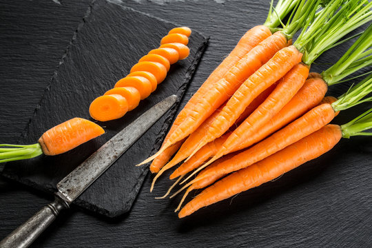 Fresh and sweet carrot