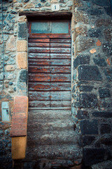 Ancient winery's door in Tuscany # 5