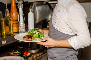 waiters are going to take out a sales order