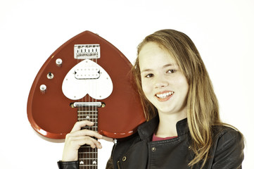 Teen Girl Guitarist