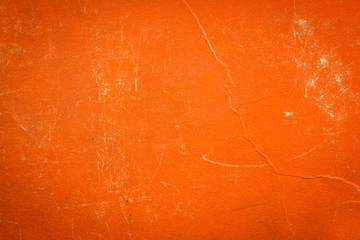 A vintage cloth book cover with orange  screen pattern 