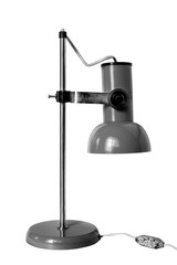  vintage desk lamp on white background