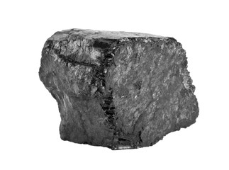 coal isolated on white background
