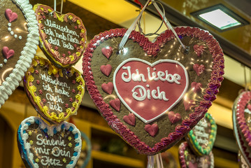 Gingerbread Heart "Ich Liebe Dich"