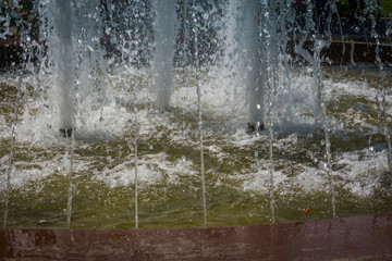 Water Splashing in the Fountain