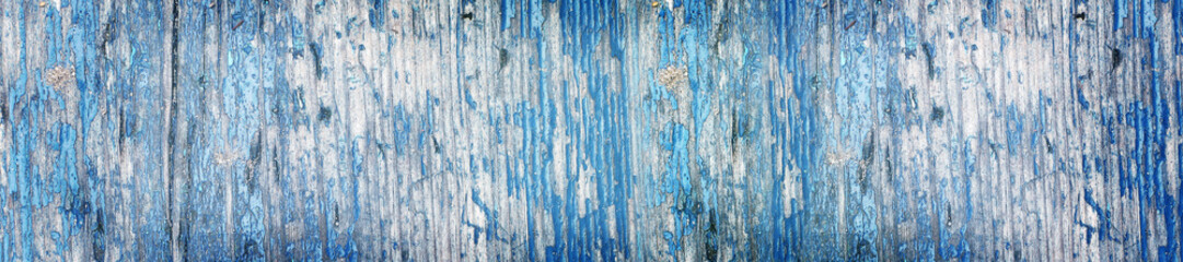 Texture old blue  wooden board