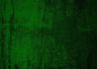 Dark green background of school blackboard colored vignetted texture. Dark green black shabby texture.