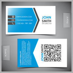 Vector abstract creative business cards (set template)