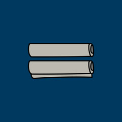 Fototapeta premium Vector of stationery doodle style