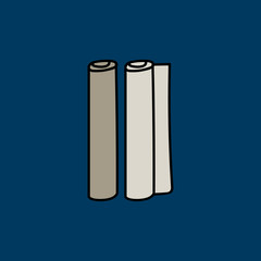 Vector of stationery doodle style