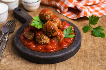Traditional spicy meatballs