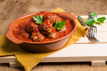 Traditional spicy meatballs